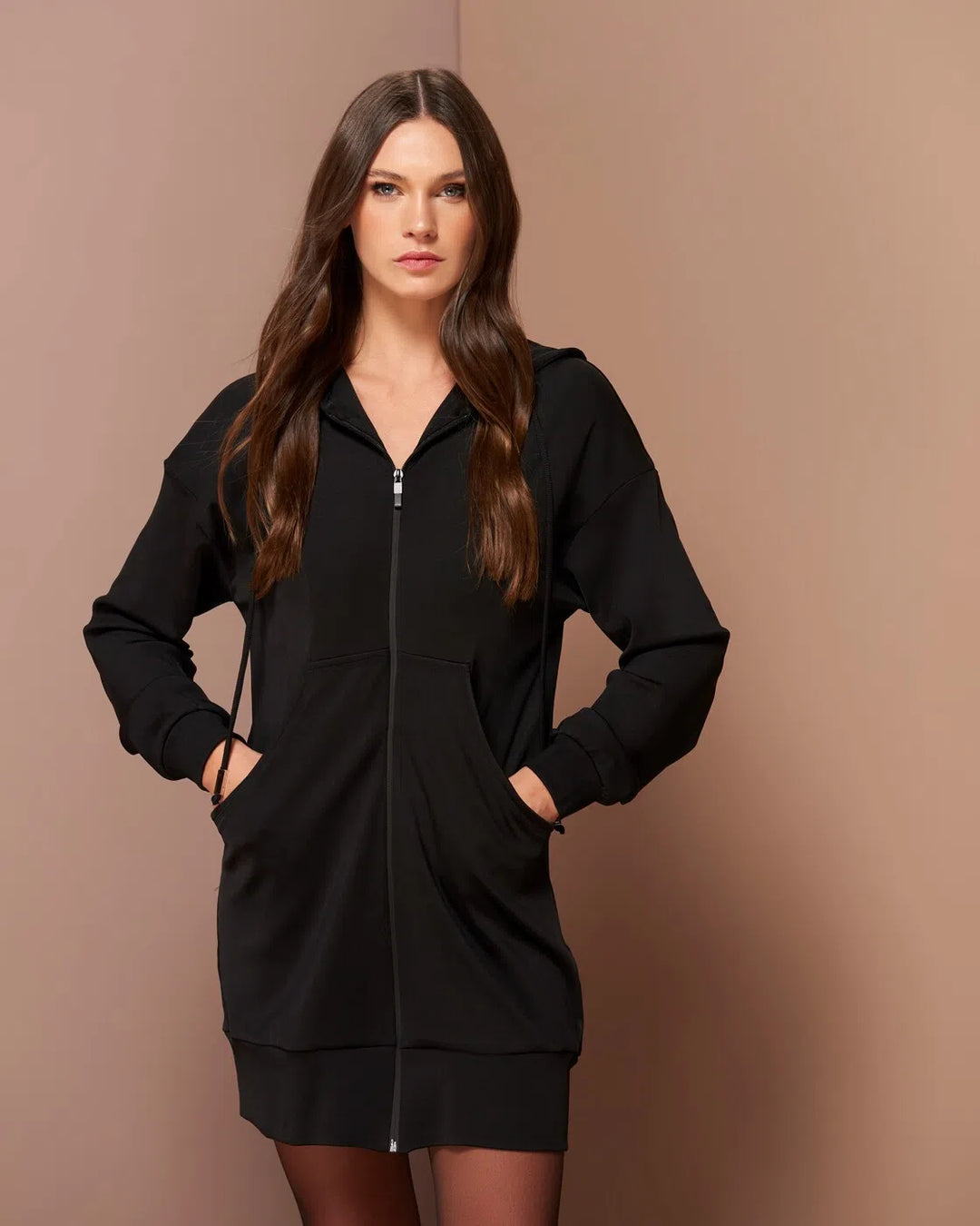 Anne Fernandes Hooded Dress