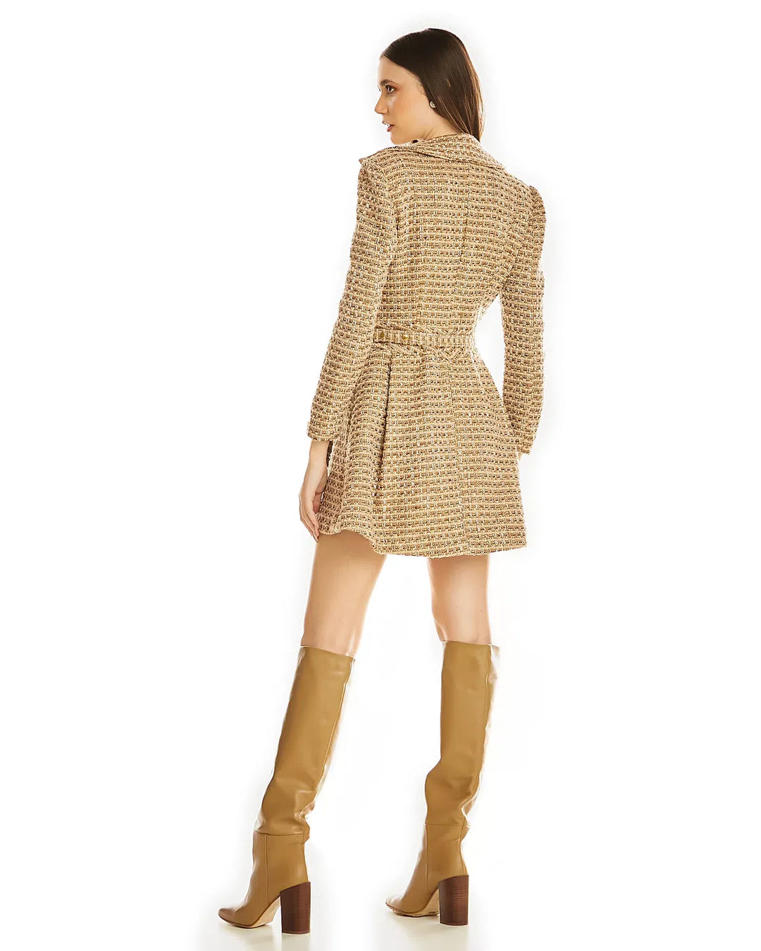 Anne Fernandes Tweed Coat Dress