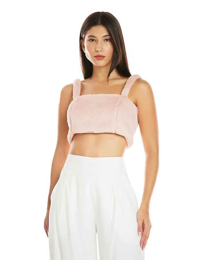 Anne Fernandes Fur Jacket+Top Set