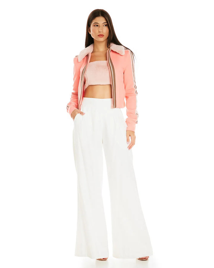 Anne Fernandes Fur Jacket+Top Set