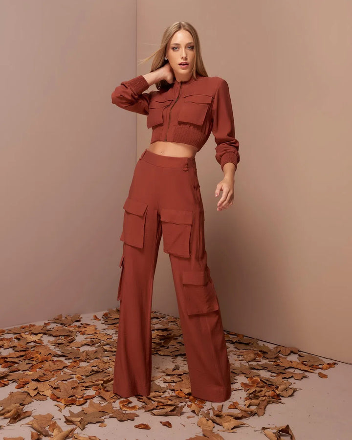 Cropped Jacket+Pants Set Anne Fernandes