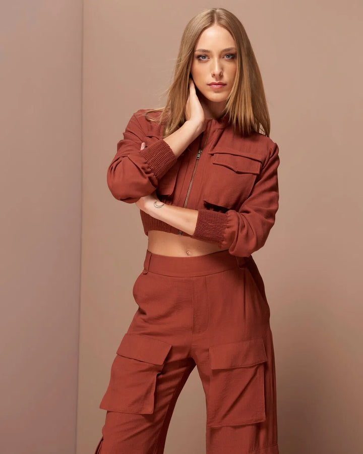 Cropped Jacket+Pants Set Anne Fernandes