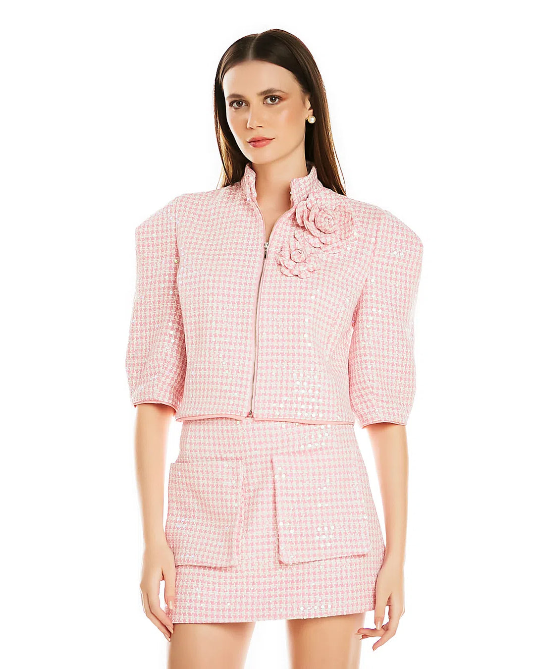 Anne Fernandes Jacket+Skirt Set