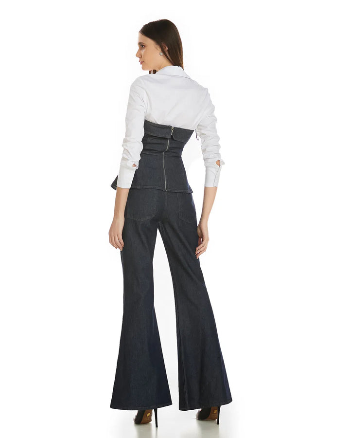 Anne Fernandes Jeans Top+Pants Set