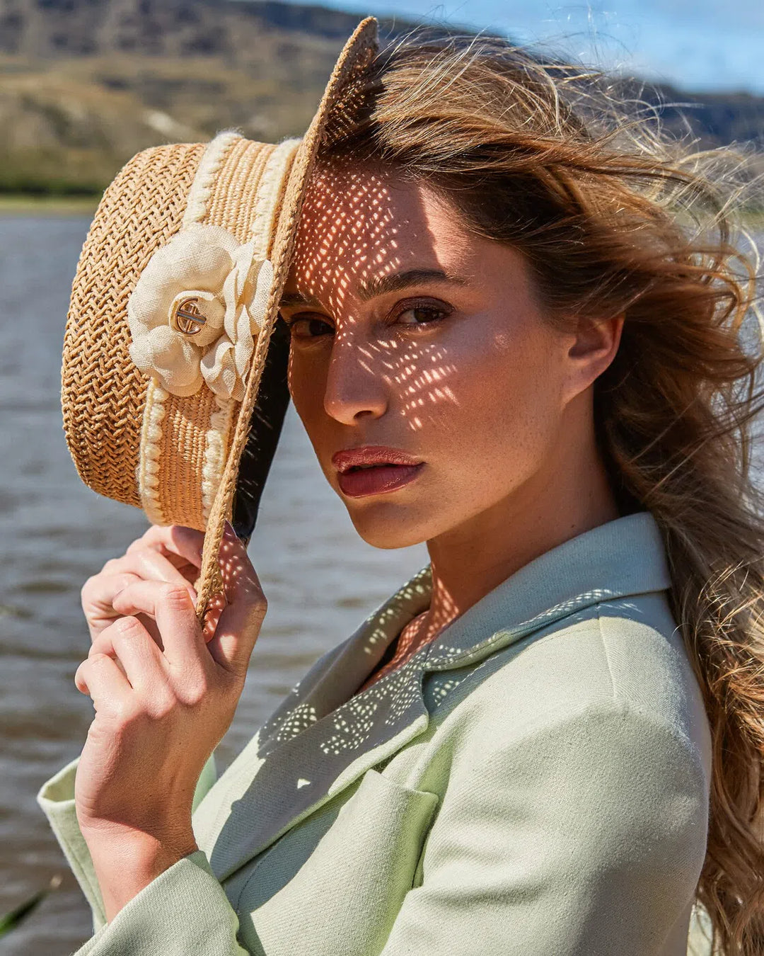 Hat with Flower Anne Fernandes