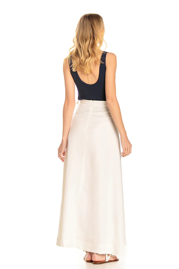 Anne Fernandes Wrap Midi Skirt