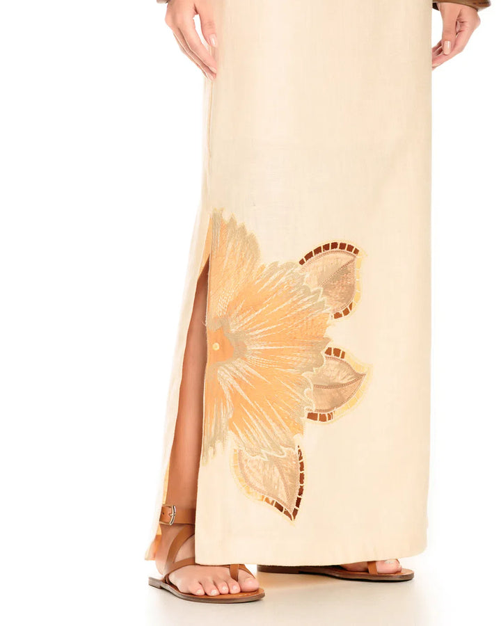 Anne Fernandes Off-the-Shoulder Dress
