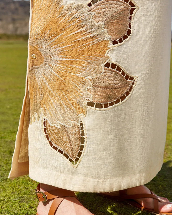 Anne Fernandes Off-the-Shoulder Dress