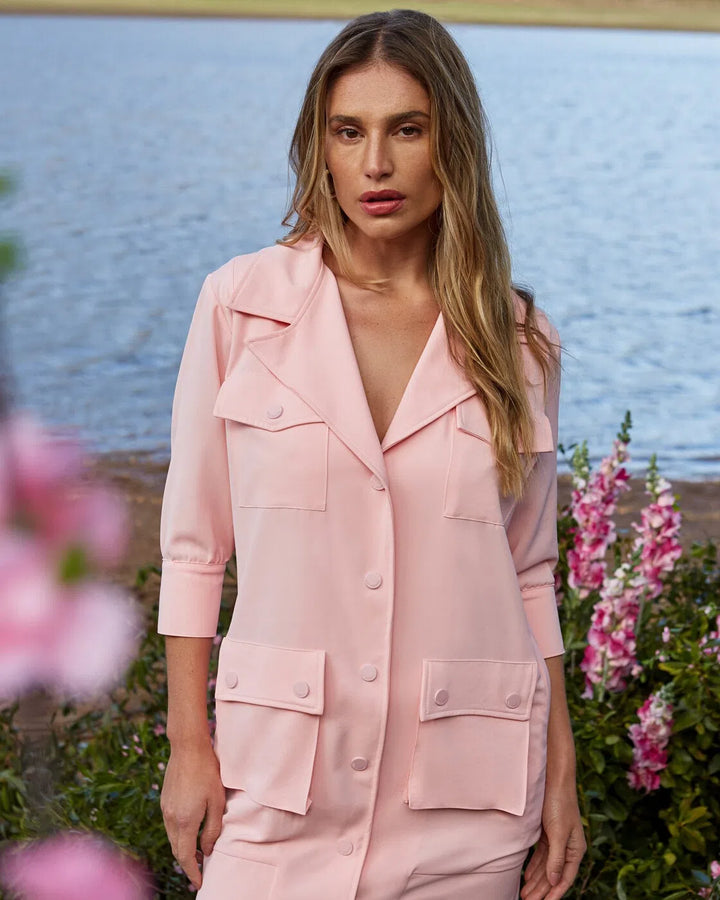 Anne Fernandes Short Dress with Pockets