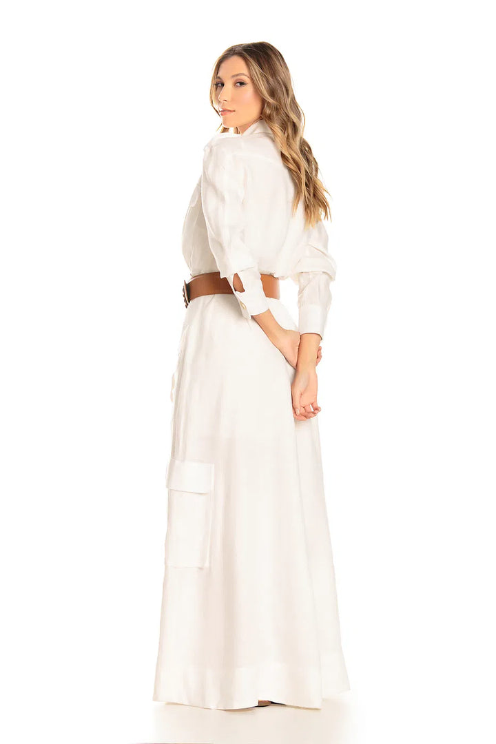Anne Fernandes Long Shirt with Pockets