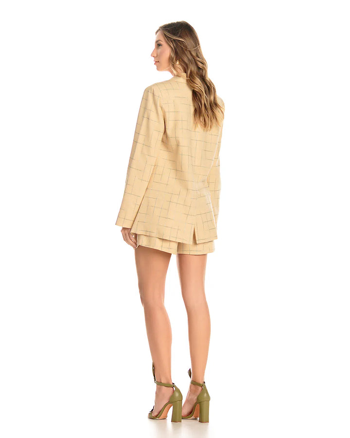 Anne Fernandes Top+Blazer+Shorts Set