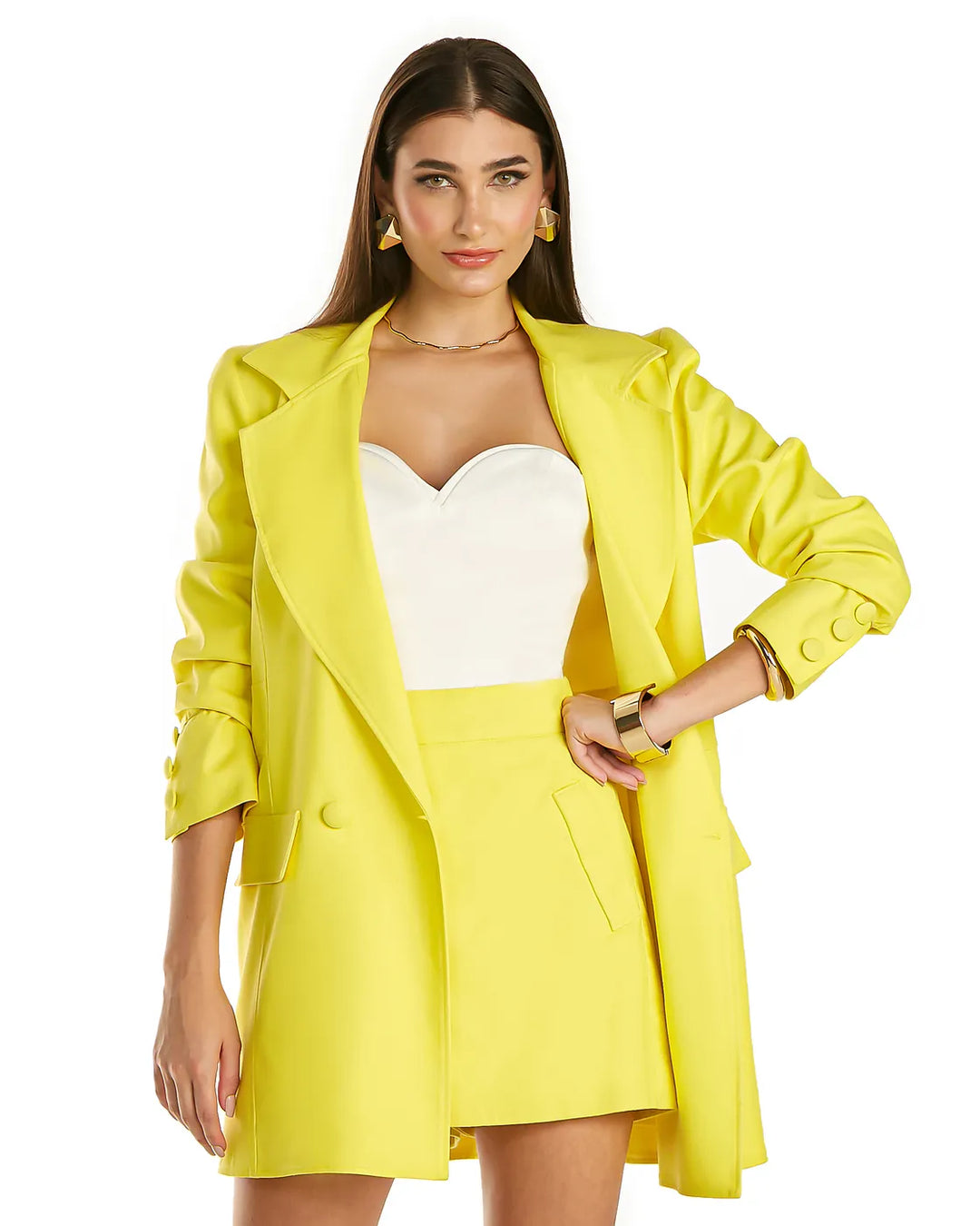 Anne Fernandes Blazer+Shorts Set