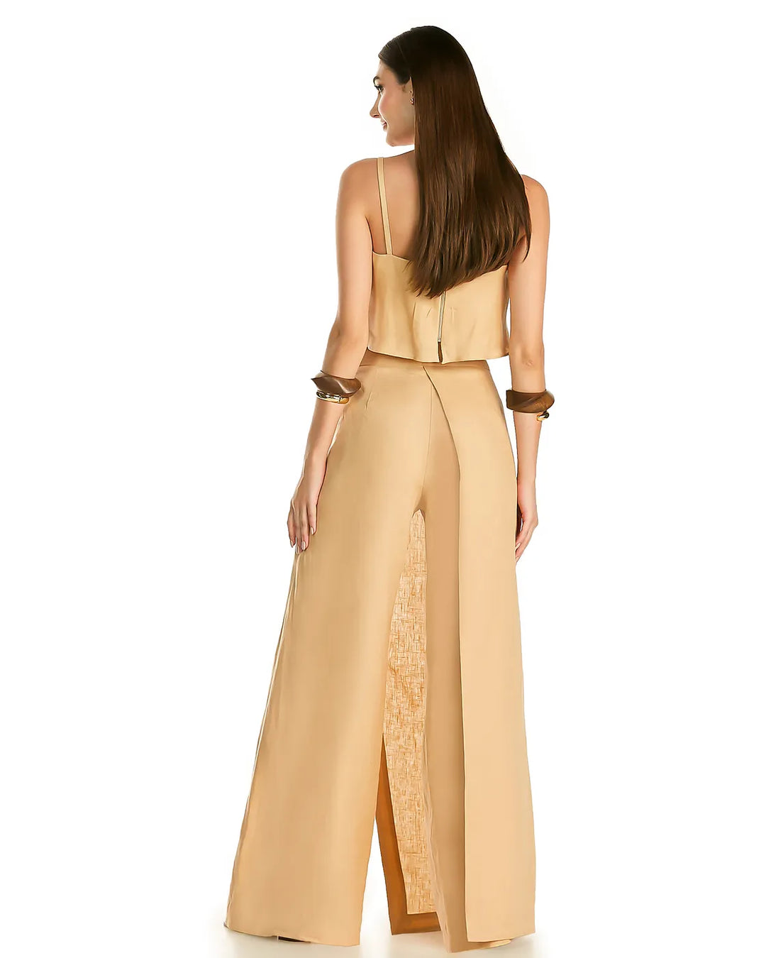 Conjunto Blusa Alcinha+Saia Fenda Anne Fernandes