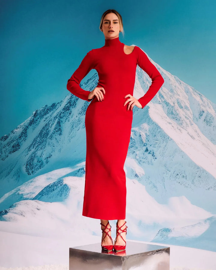 Knitted Midi Dress