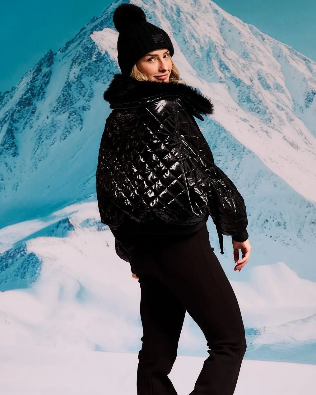 Quilted Bomber Jacket