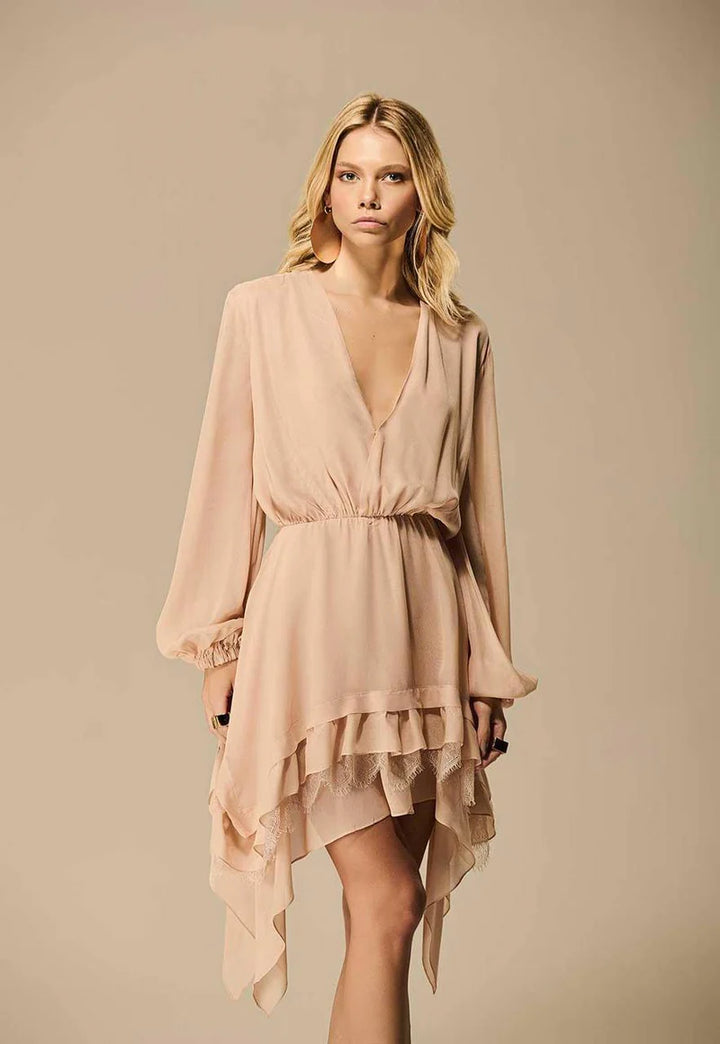 Vestido Trepassado Renda