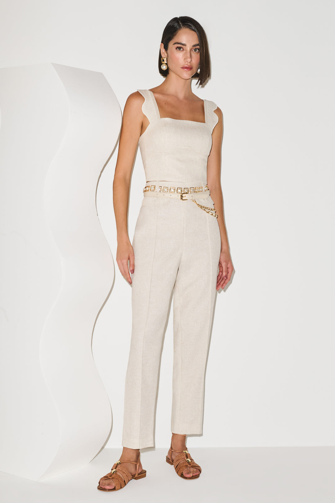 Frutacor Skinny Linen Pants