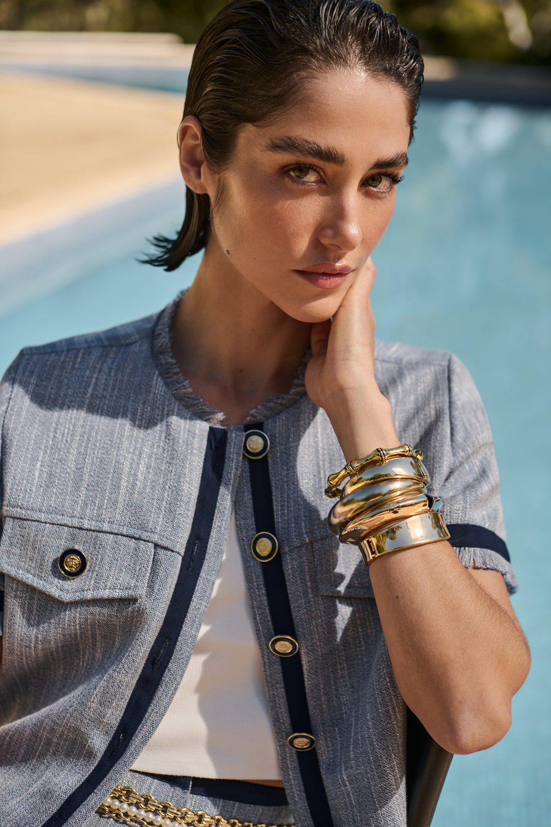 Cropped Shirt + Shorts Set