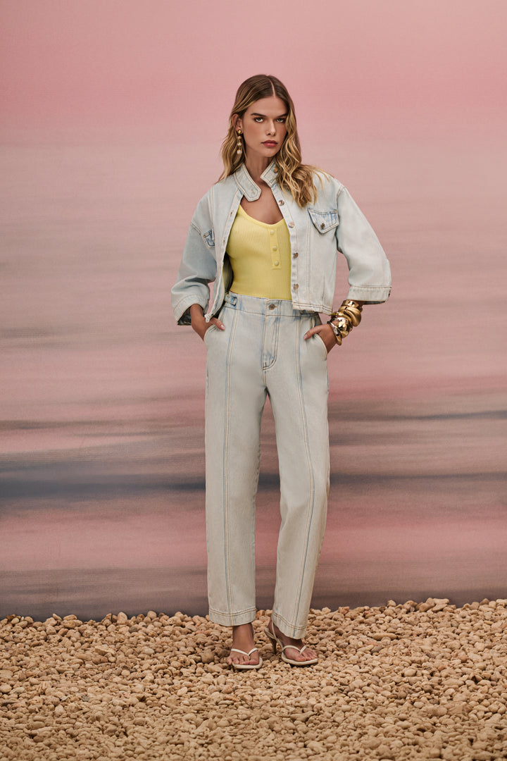 Jeans Set Straight Pants + Jacket
