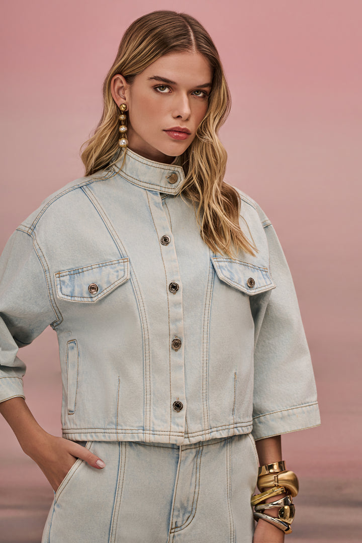 Jeans Set Straight Pants + Jacket