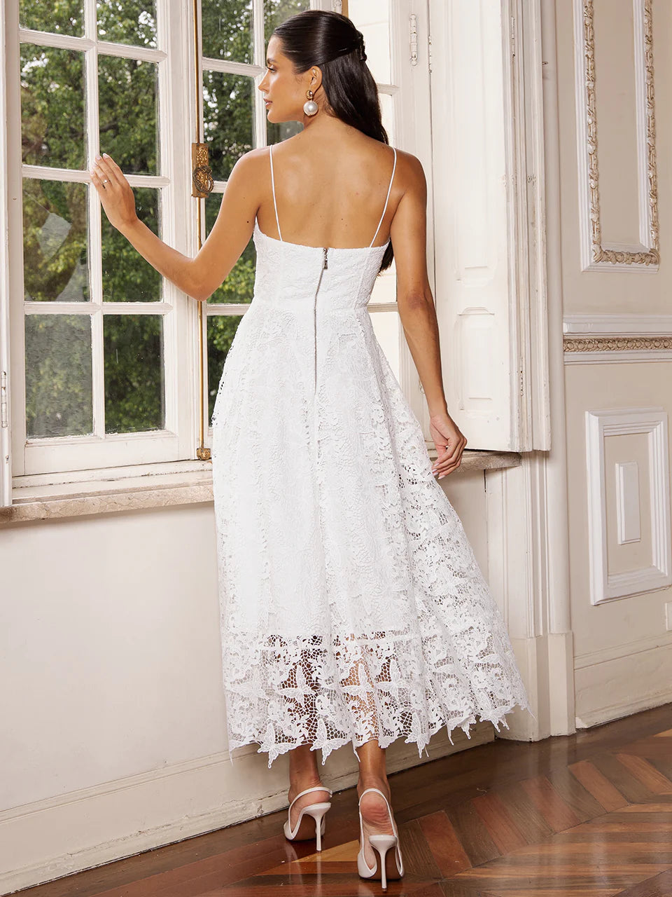 Juliette Lace Midi Dress