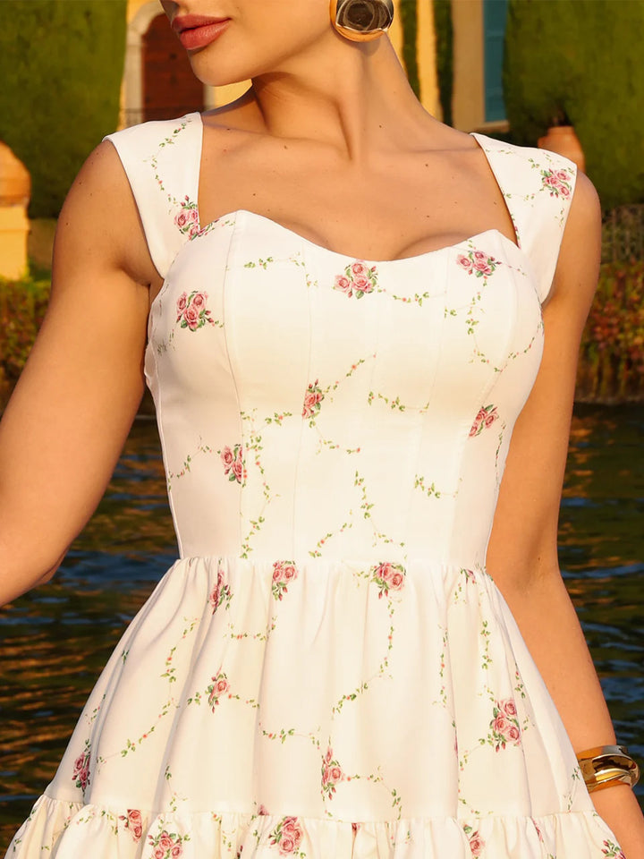 Vestido Curto Floral Bella Di Garda