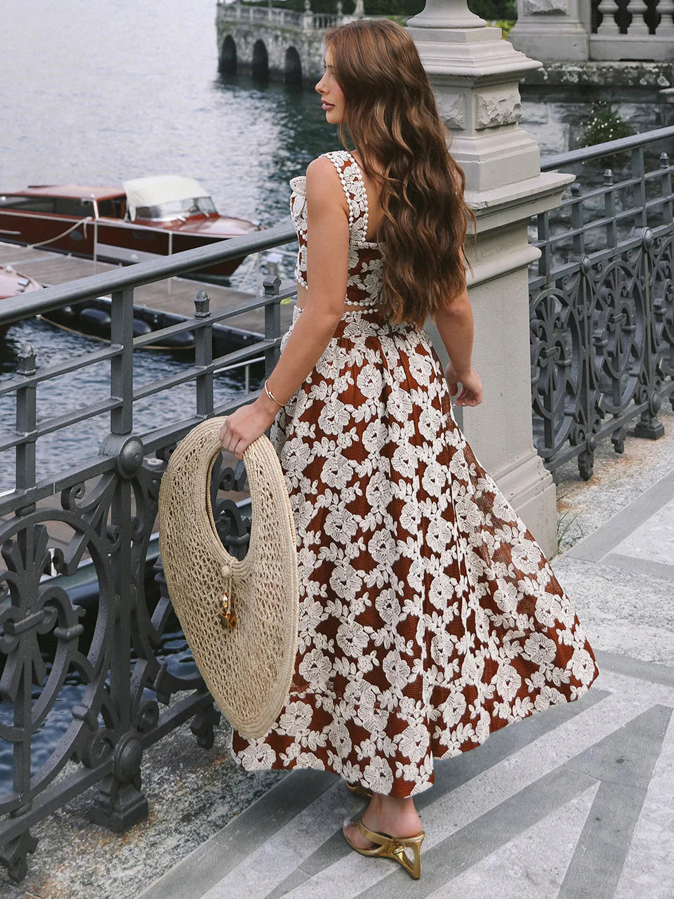 Conjunto Midi Renda Bella Di Ravello