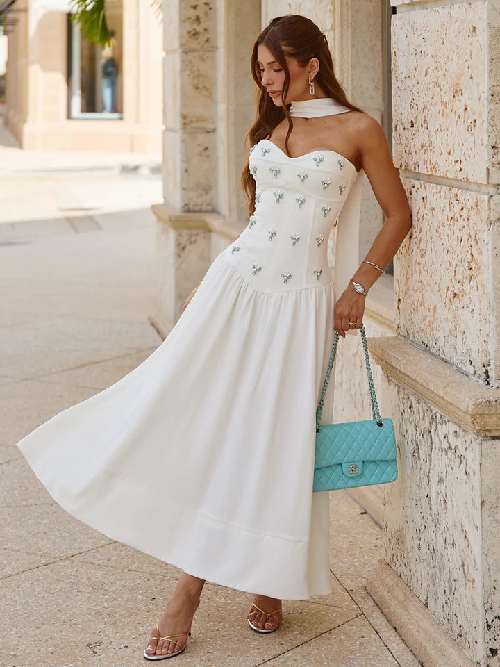 Vestido Midi Aquamarine