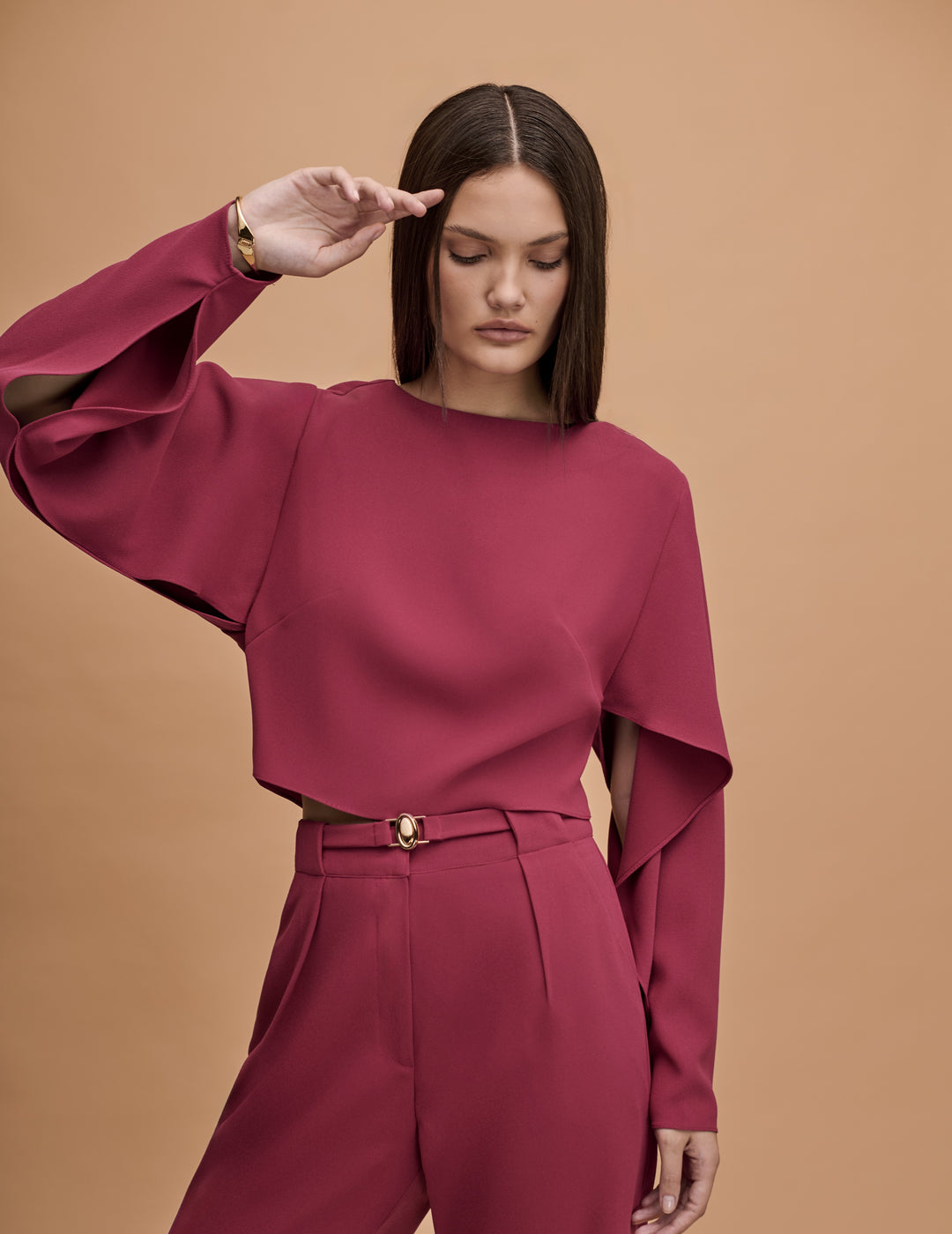 Shorts Skirt+Blouse Set