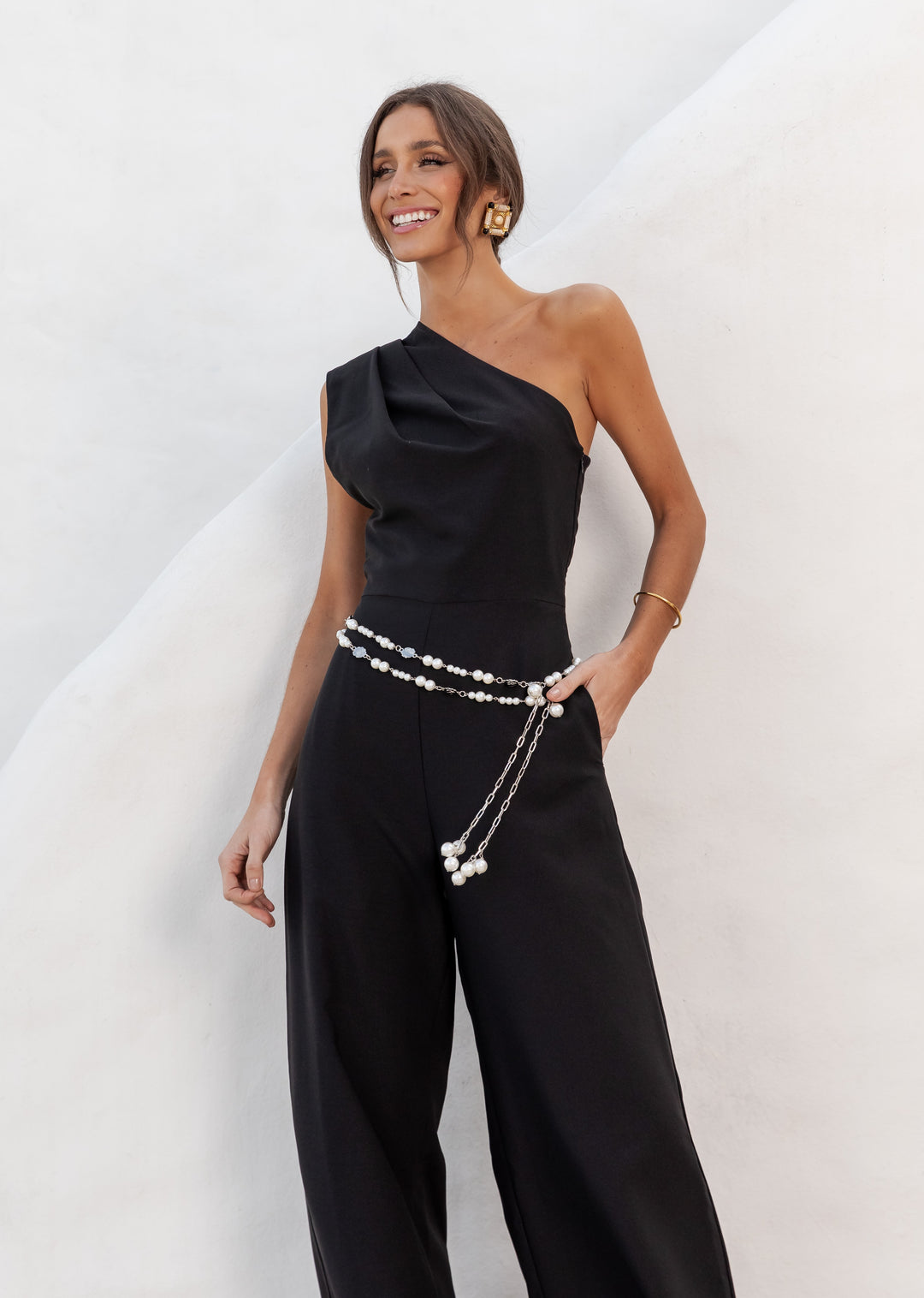 Anne Fernandes Asymmetric Jumpsuit