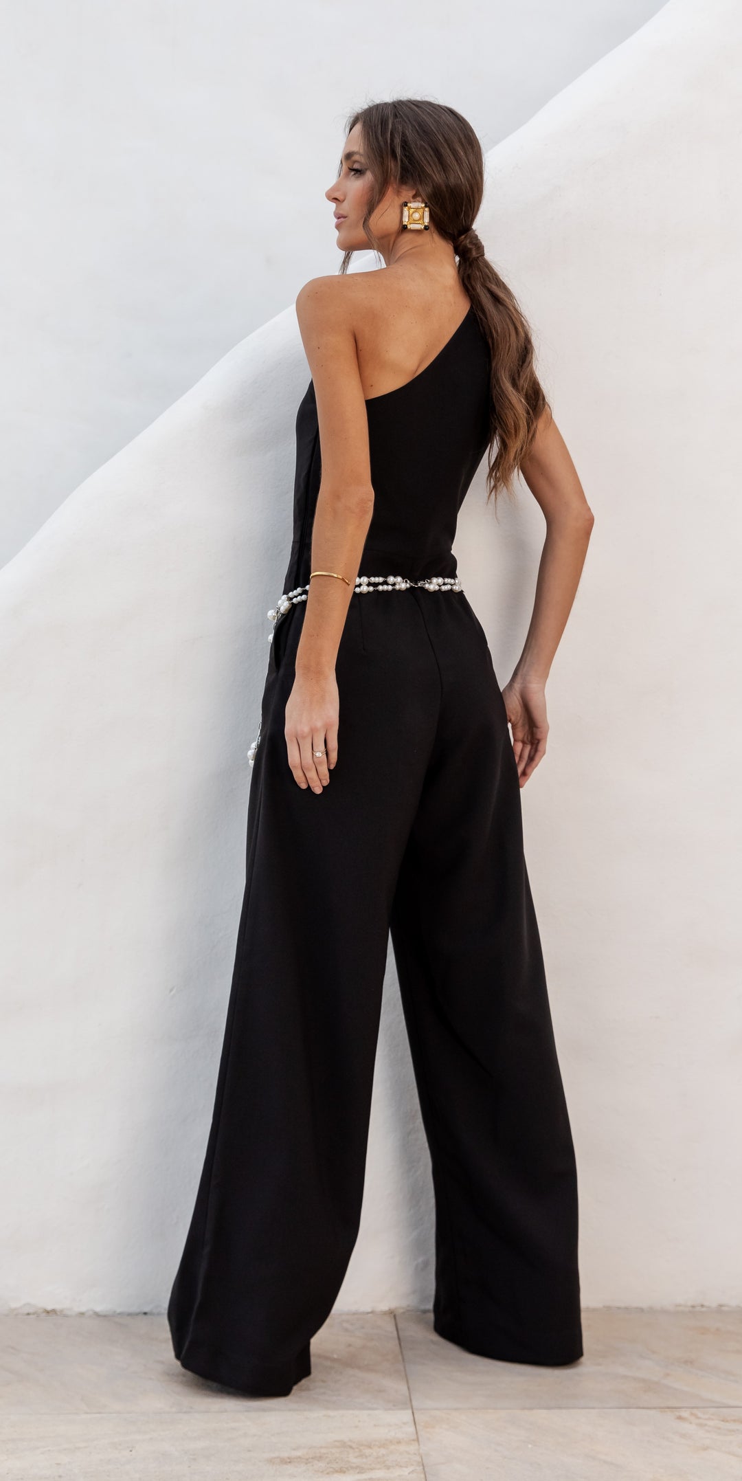 Anne Fernandes Asymmetric Jumpsuit