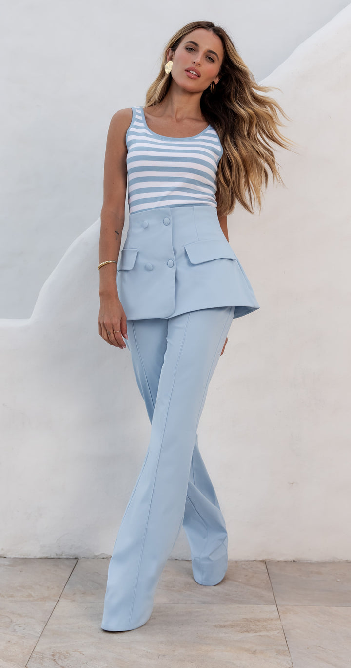Anne Fernandes Knitted Strappy Blouse