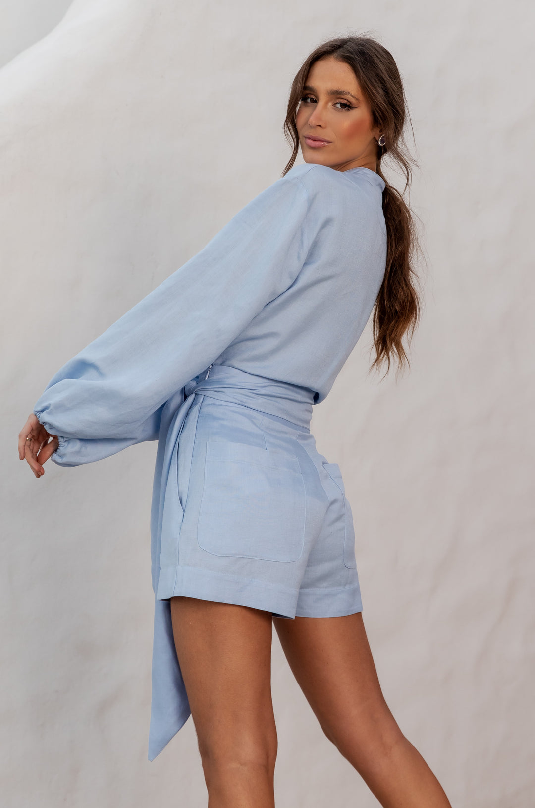Anne Fernandes Blouse+Shorts Set