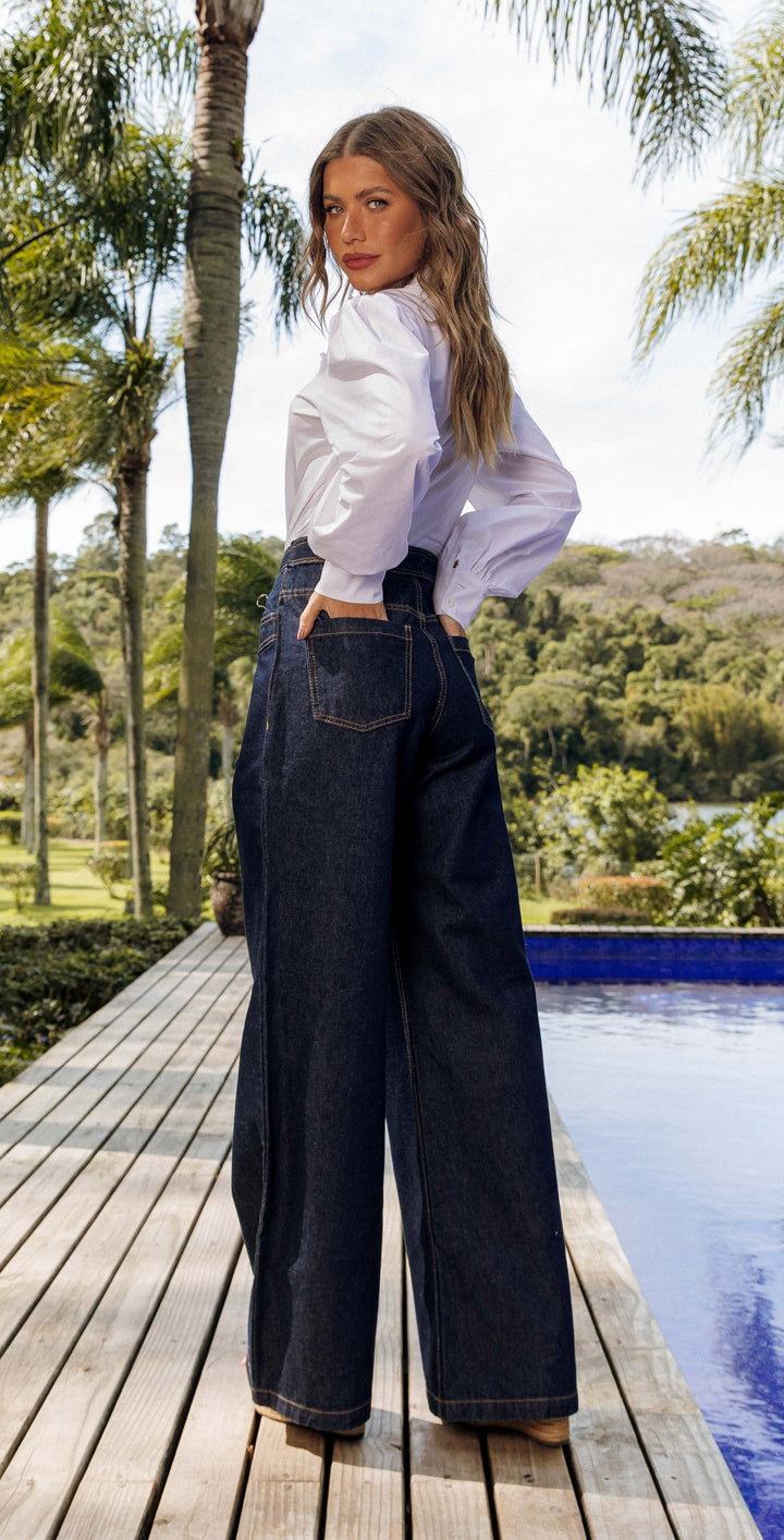 Anne Fernandes Butterfly Straight Trousers
