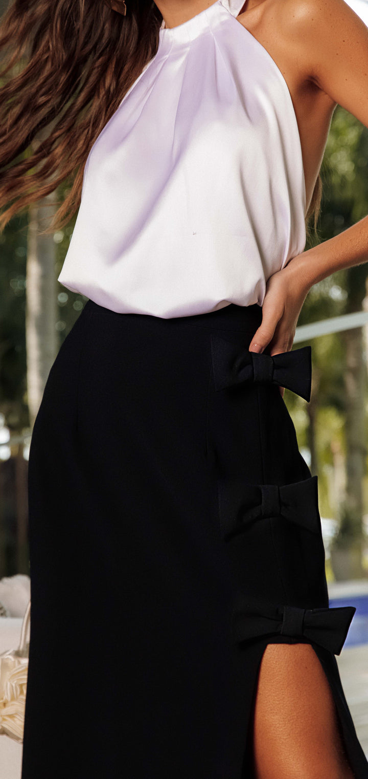 Anne Fernandes Satin Blouse