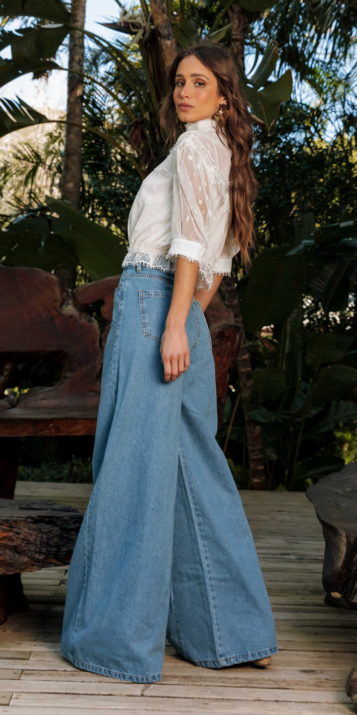 Anne Fernandes Wide Leg Pants