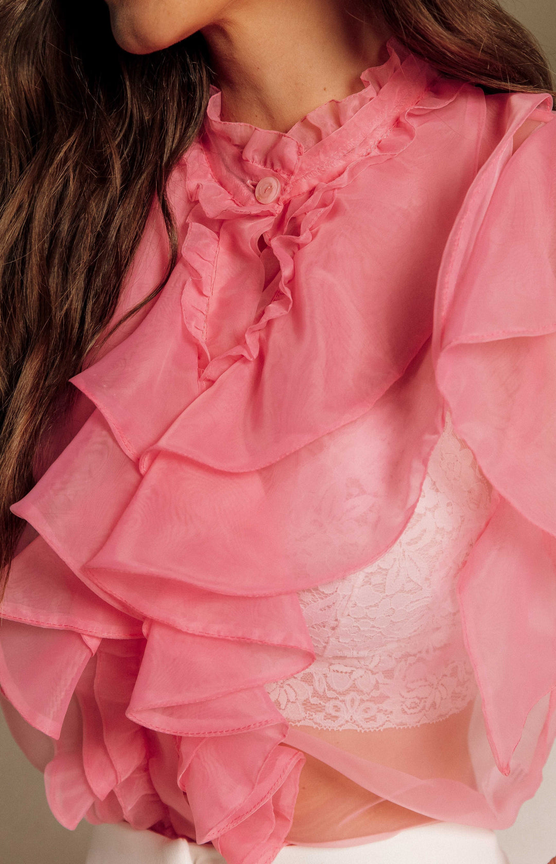Anne Fernandes Ruffled Blouse