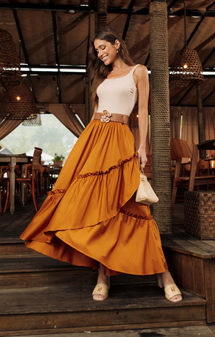 Anne Fernandes Asymmetrical Skirt