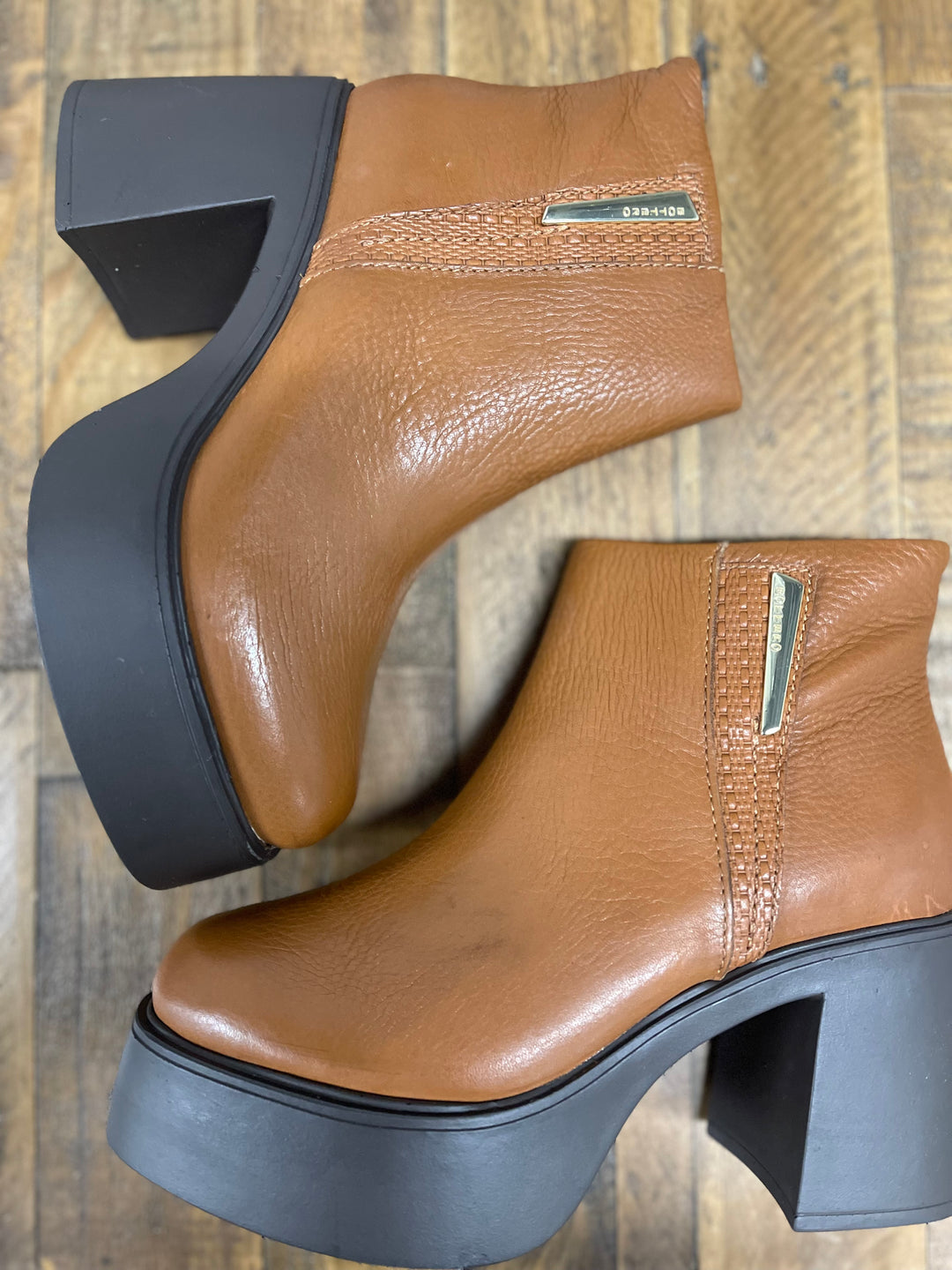 Bottero Leather Block Heel Boot