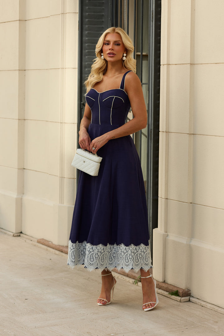 Vestido Midi Renda