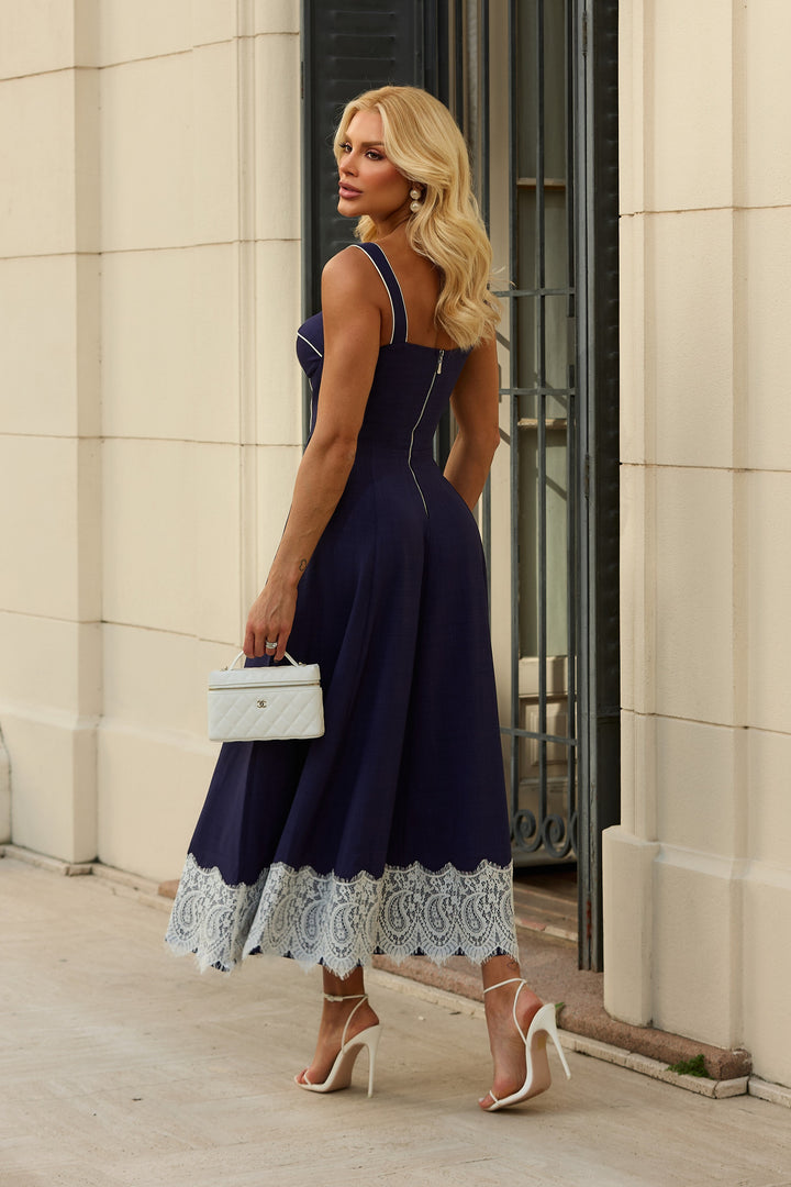 Vestido Midi Renda