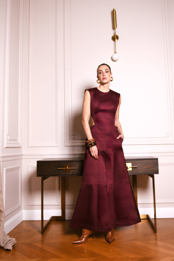 Long Dress with Cutouts