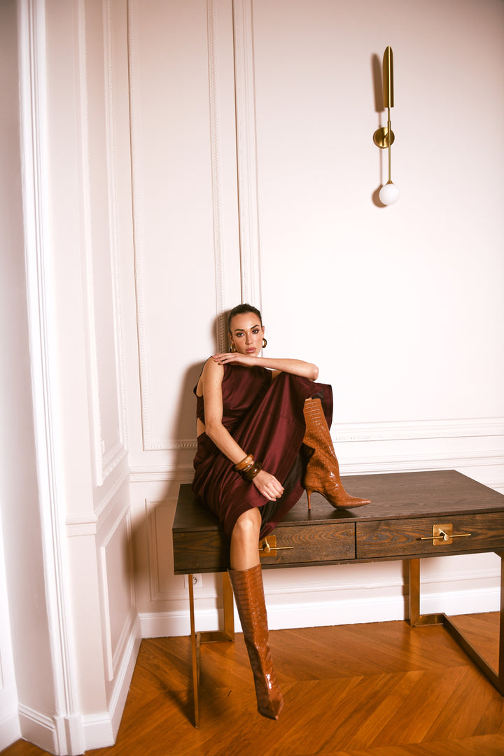 Long Dress with Cutouts