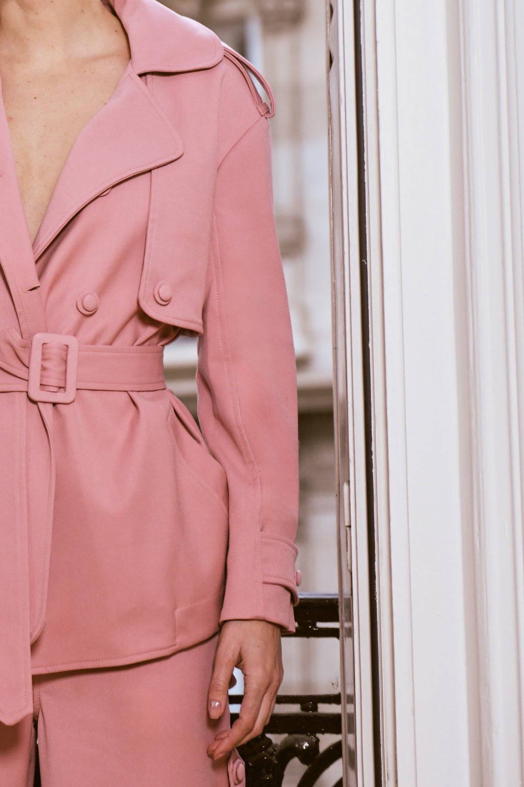 Blazer Cape+Pants Set