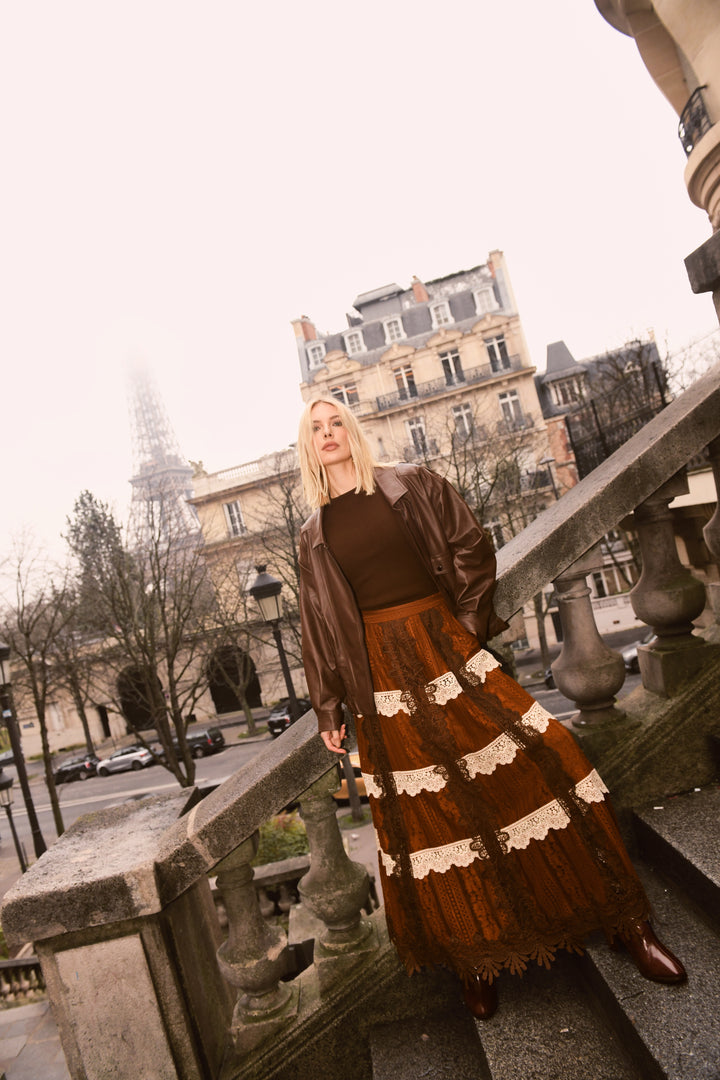 Patchwork Lace Skirt