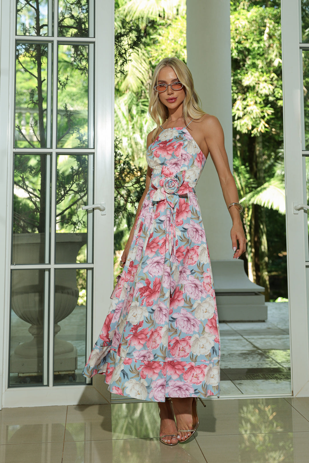 Vestido Midi Floral