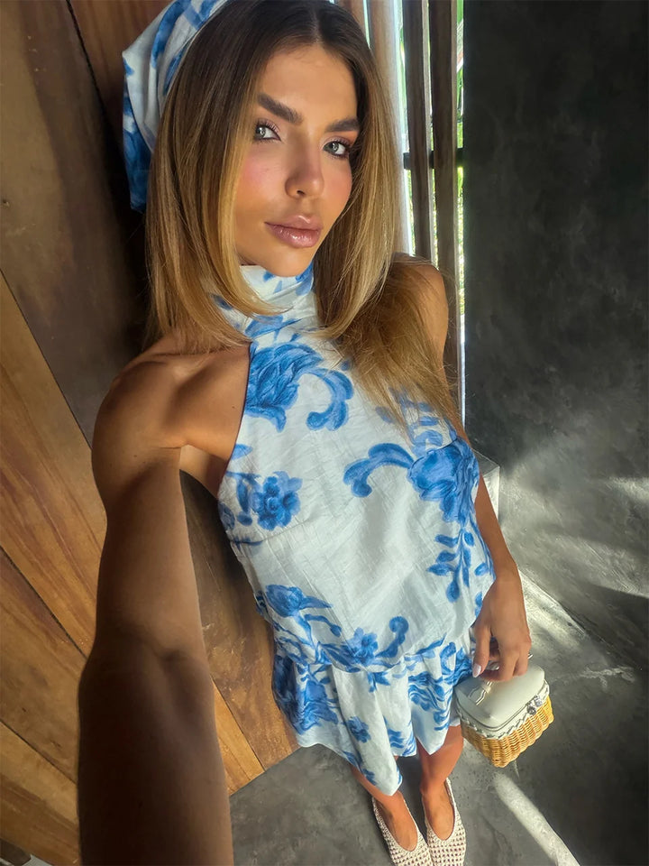 Brisa Balloon Short Dress