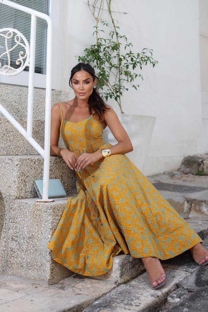 Pink Lemonade Laise Midi Dress