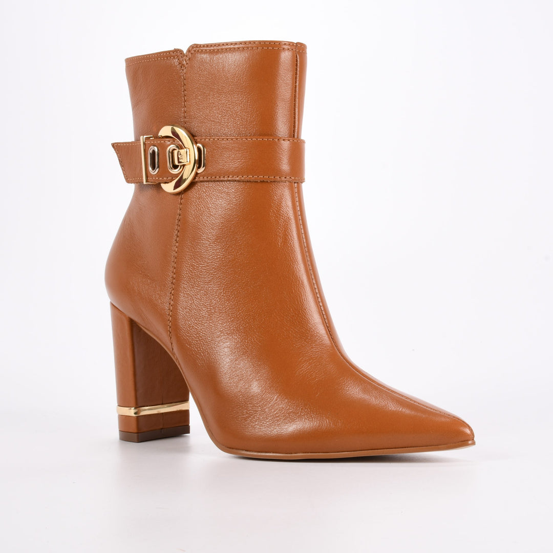 Buckle Leather Boot