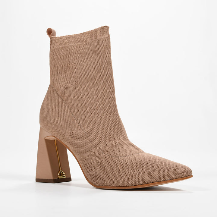 Knit High Heel Boot